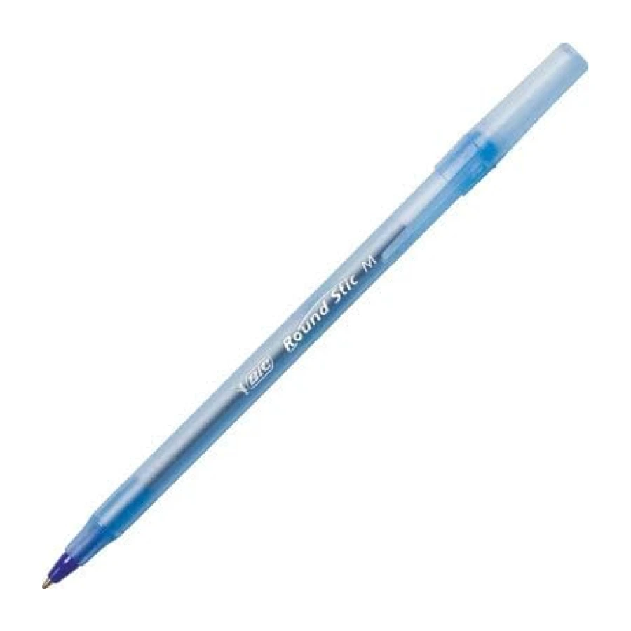 BIC Round Stic Extra Life Ballpoint Pens, Medium Point (1.0 mm)
