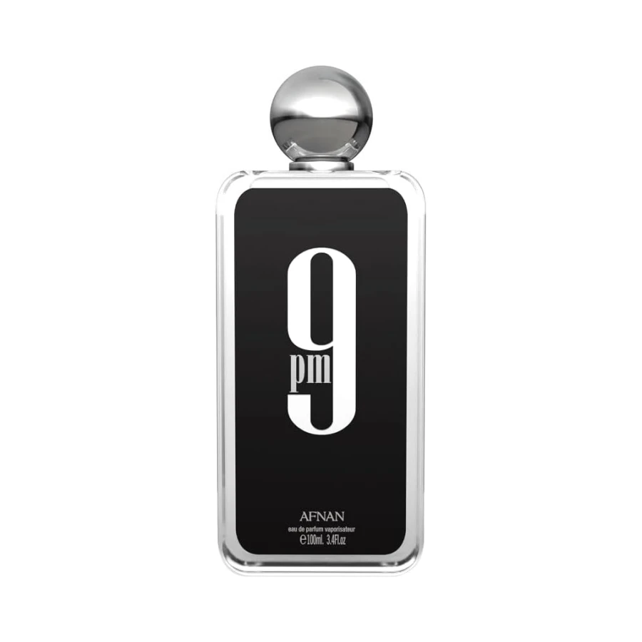 Afnan 9 Pm for Men Eau de Parfum Spray, 3.4 Ounce