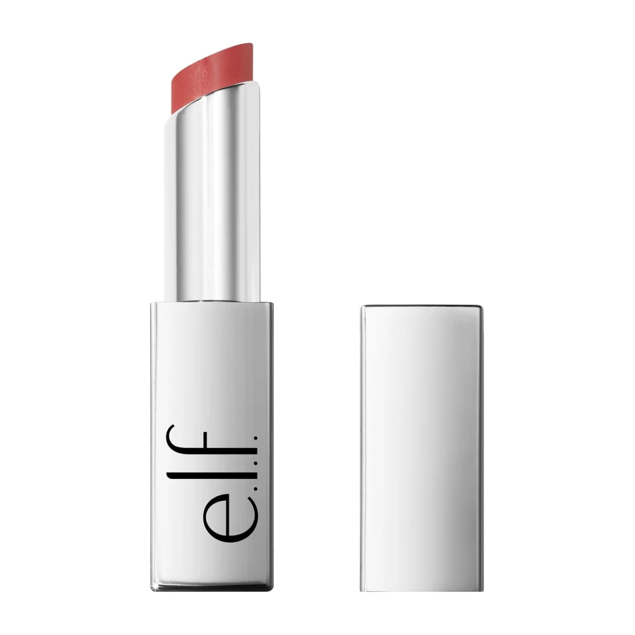 e.l.f. Glow Reviver Lip Oil Stick, Rose Latte | Tinted, Non-Sticky & Hydrating For A Soft-Shine Finish, Vegan & Cruelty-Free