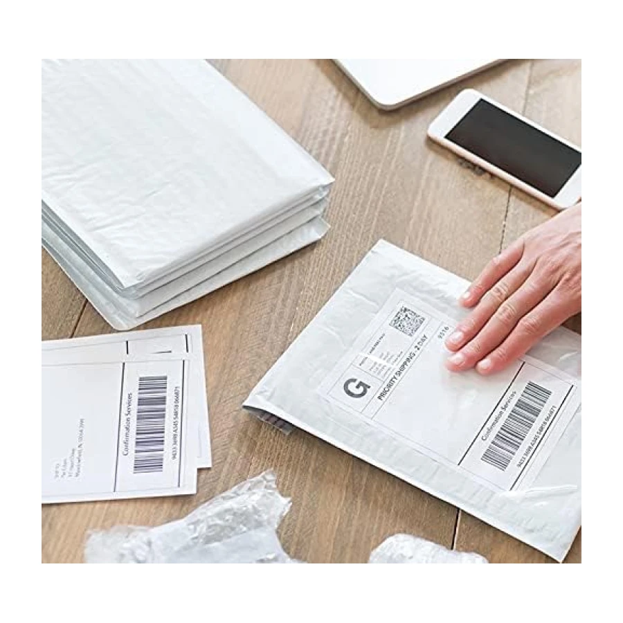 Thermal Direct Labels, 4"x6" Fanfold Thermal Label Printer Paper, Thermal Shipping Label Compatible with Zebra