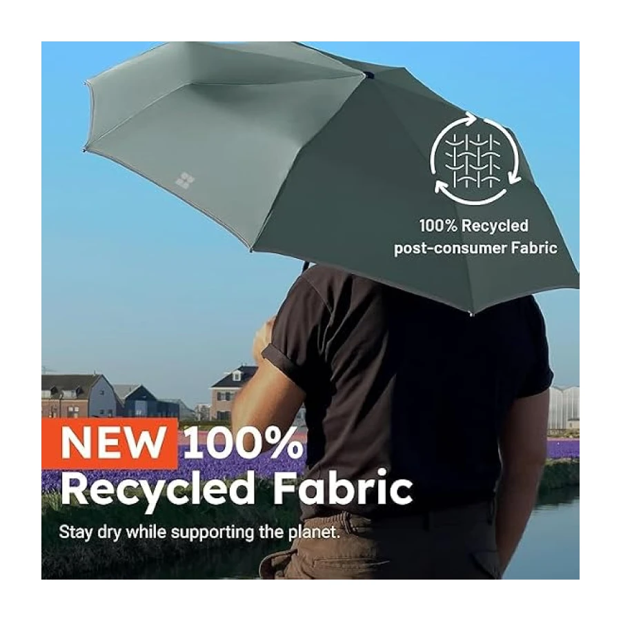 Weatherman Umbrella - Premium Small Compact Mini Umbrella for Travel - Windproof Umbrella Resists Up to 45 MPH Winds