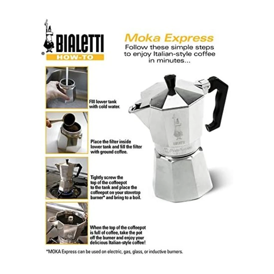 Bialetti - Moka Express: Iconic Stovetop Espresso Maker