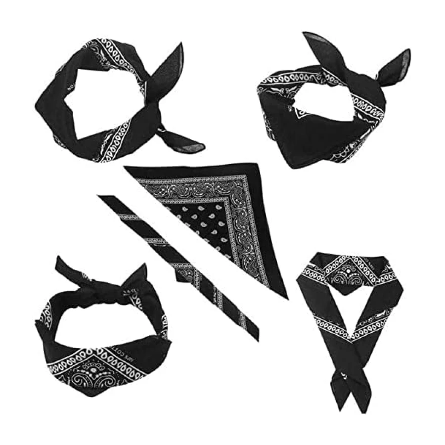 13 Original Paisley bandannas/bandannas of hair color choice