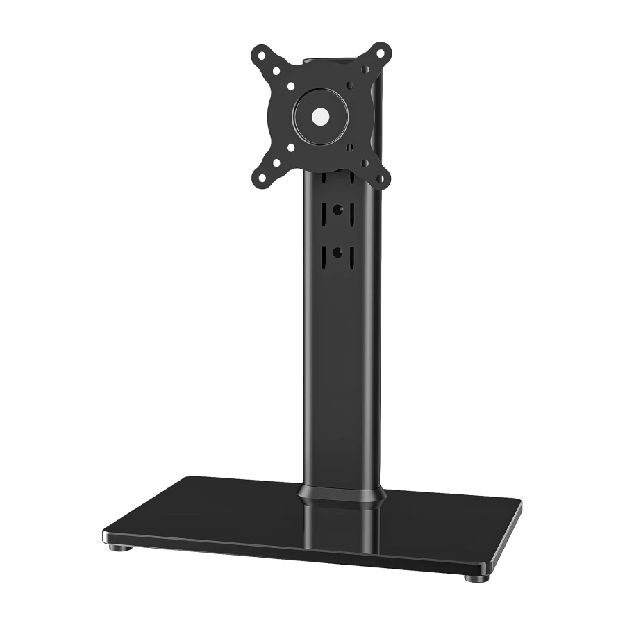 Single LCD Computer Monitor Free-Standing Desk Stand Mount Riser
