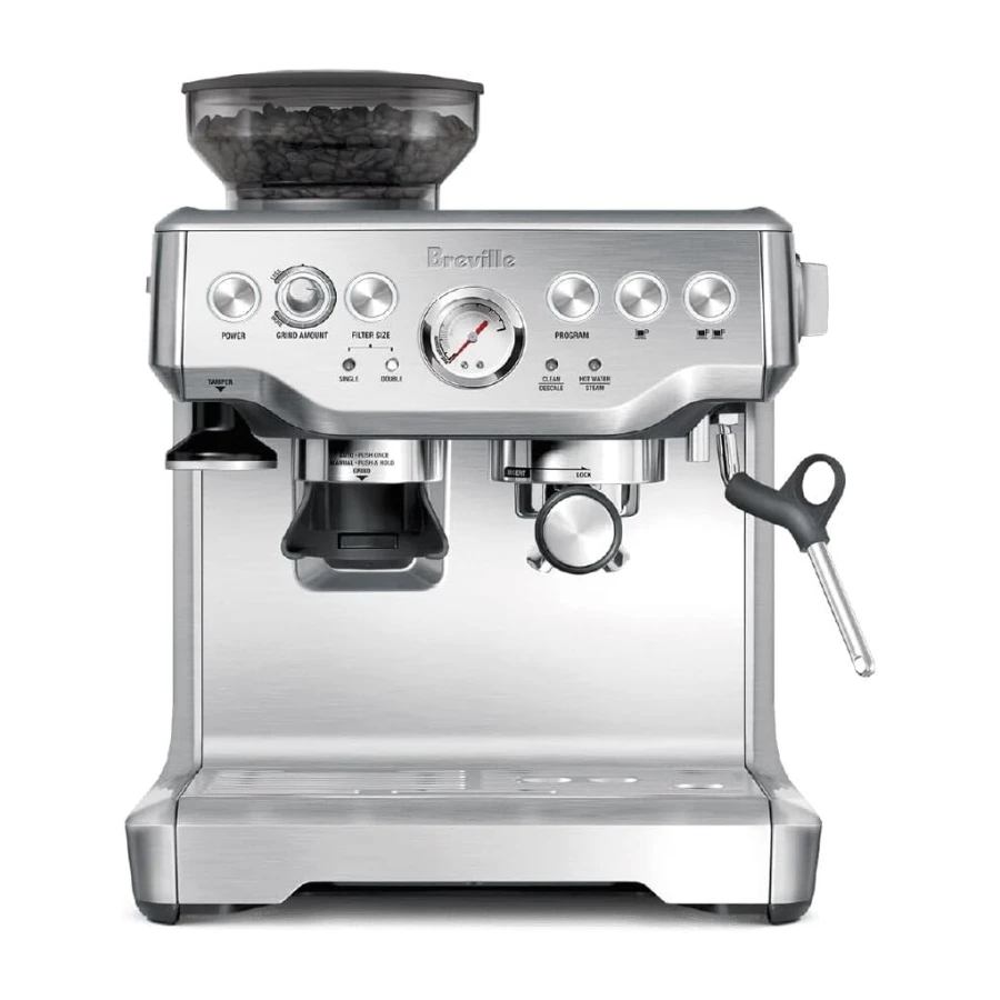 Breville Barista Express Espresso Machine, Brushed Stainless Steel, BES870XL