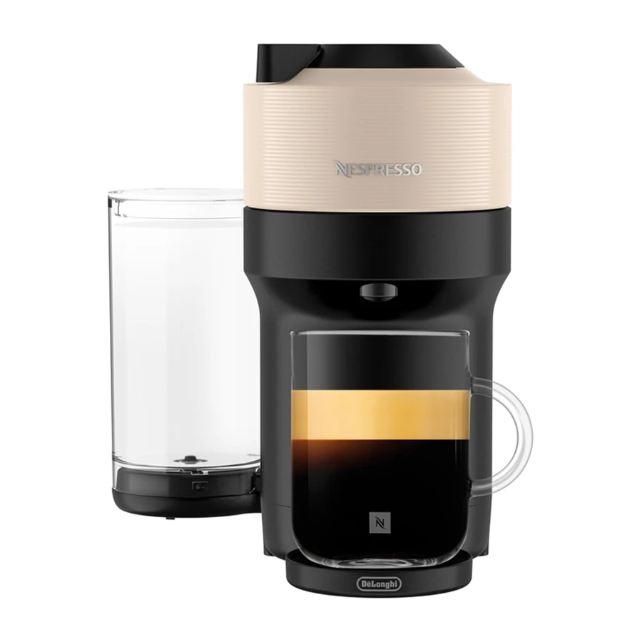 Nespresso Vertuo Pop+ Pod Coffee & Espresso Machine Sand Beige