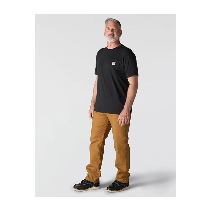 Carhartt Mens Loose Fit Heavyweight Short-Sleeve Pocket T-Shirt (Also Available in Big & Tall) CloseoutWork Utility T-Shirt