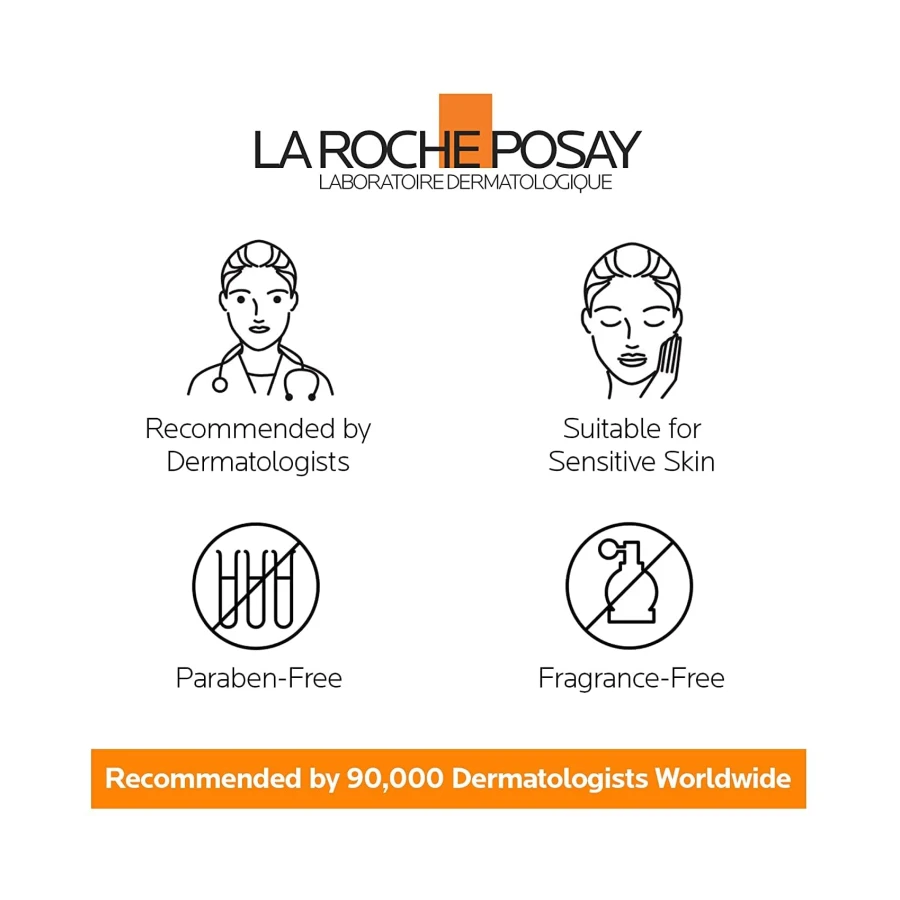 La Roche Posay Anthelios Ultra Fluid Face & Body Sunscreen SPF 50+, High UVA UVB Protection, Invisible Matte Finish, Water & Sweat Resistant, Fragrance Free, Recommended by Dermatologists