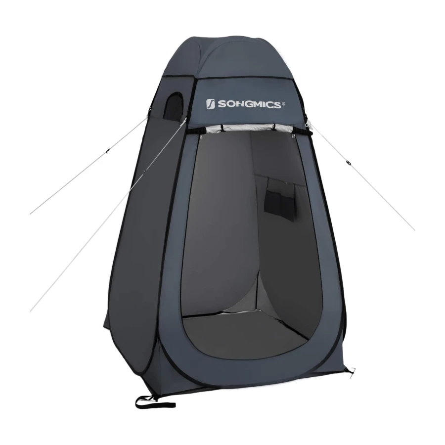 SONGMICS Portable Pop up Tent, Dressing Room Privacy Shelter, for Outdoor Camping Fishing Beach Shower Toilet, with Zippered Carrying Bag | Privacy Shelter