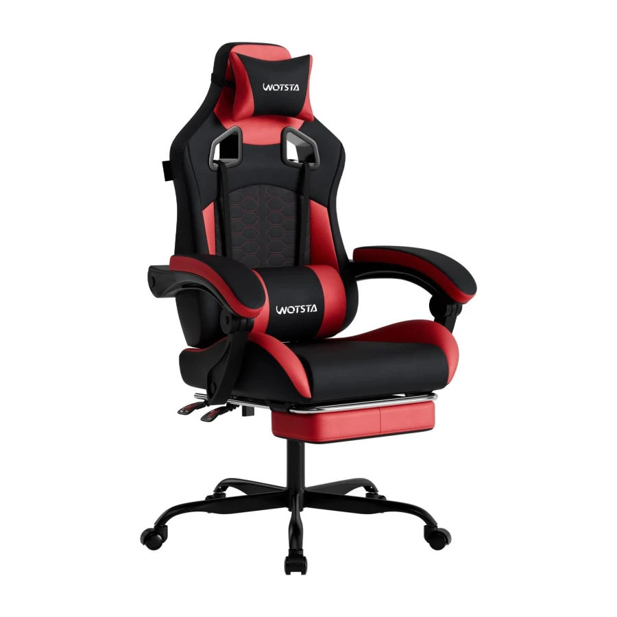 Gaming Chair with Footrest,High Back with Massage Reclining Computer Chair