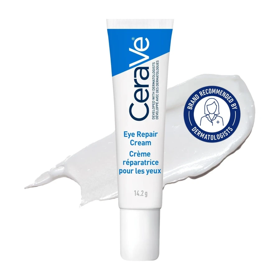 CeraVe Hyaluronic Acid Eye Cream for Dark Circles & Puffiness, 14.2g