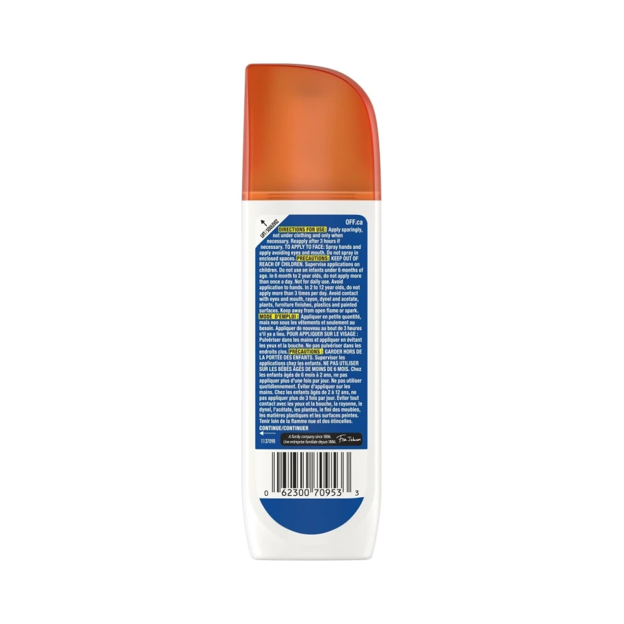 OFF! FamilyCare Insect and Mosquito Repellent, Bug Spray with 7% Deet, Ideal Camping, Hiking, and Hunting Essentials, Bug Repellent Safe for Clothing, Summer Scent, 175mL (Packaging May Vary)