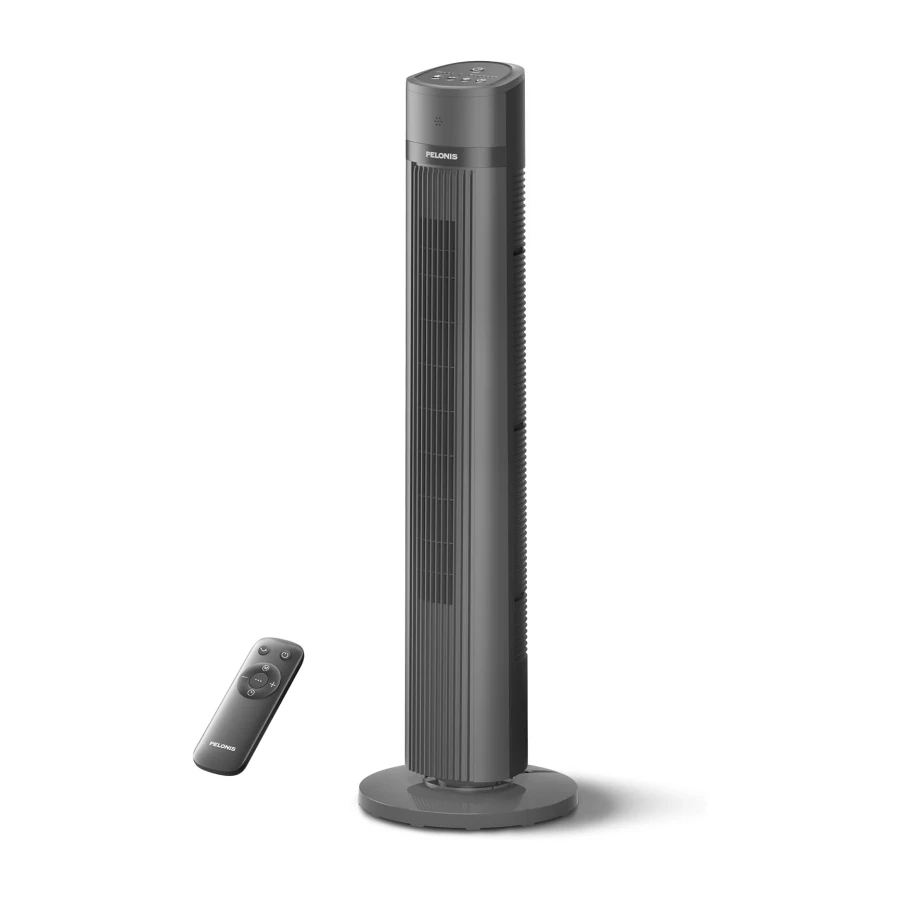 PELONIS Oscillating Tower Fan with Remote Control 40’’ Quiet Stand Up Fan with 3 Speed Settings and 3 Modes