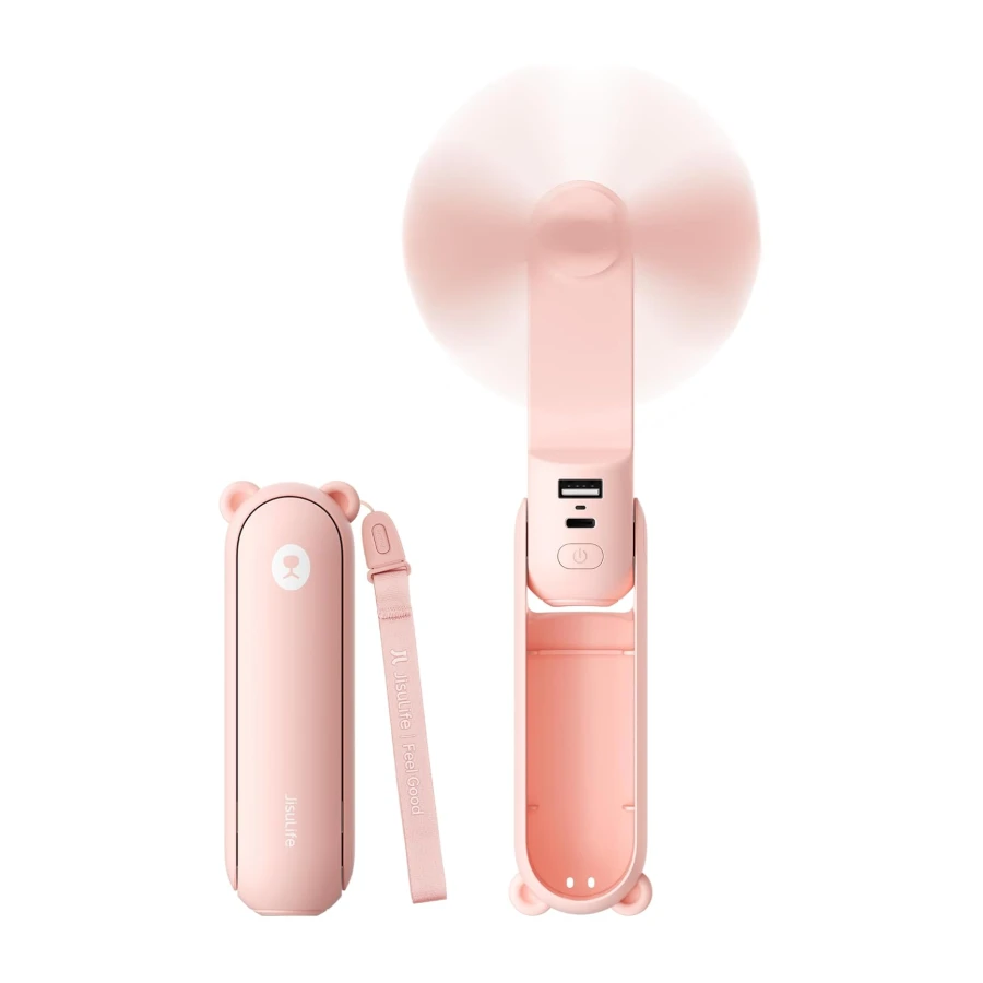 JISULIFE 3 IN 1 Portable Fan with Power Bank & Flashlight Featured