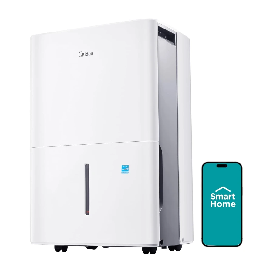Midea Dehumidifier for Basement, Energy Star, WiFi Enabled, 22 Pint DOE