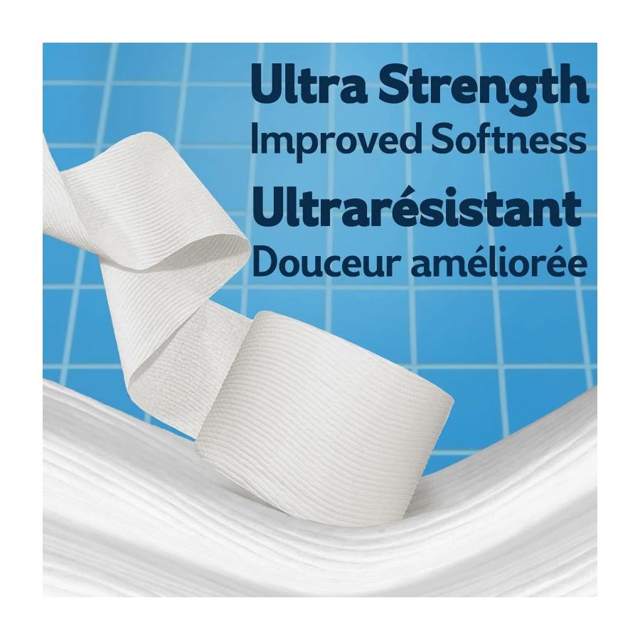 Cottonelle Toilet Paper, 24 Family Mega Rolls = 132 Regular Rolls (4 Packs of 6), Ultra Clean, Strong Bathroom Tissue