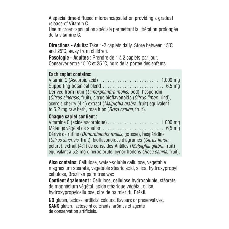 Jamieson Vitamin C 1,000 mg Timed Release Caplets