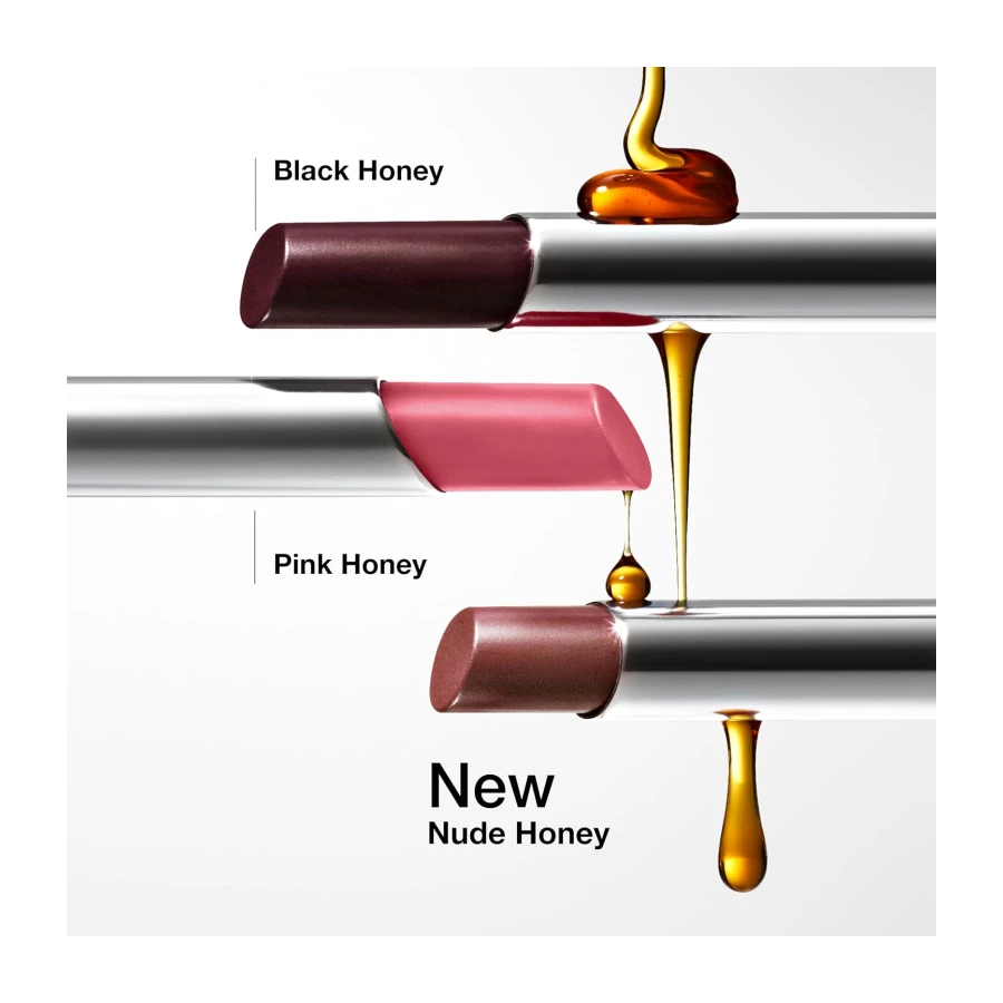 Clinique Almost Lipstick Tinted Lip Balm in 3 Iconic Shades Black Honey, Pink Honey and Nude Honey | Sheer + Lightweight