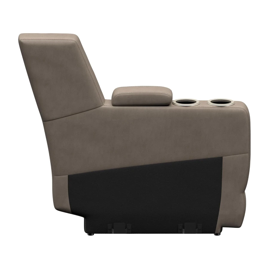 Thomas Payne® - 5" Center Console, Seismic Series-Driftwood, Matching Stitch