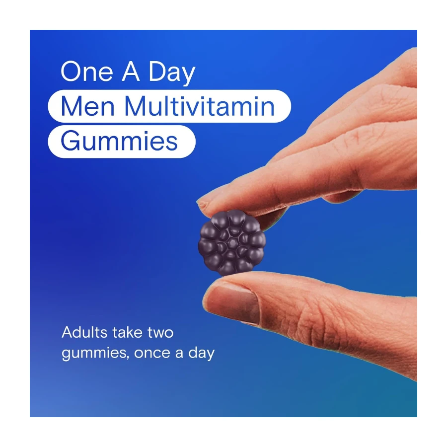 One A Day Men's Multivitamin Gummies - Daily Gummy Vitamins For Men With Vitamin A, C, D, Zinc