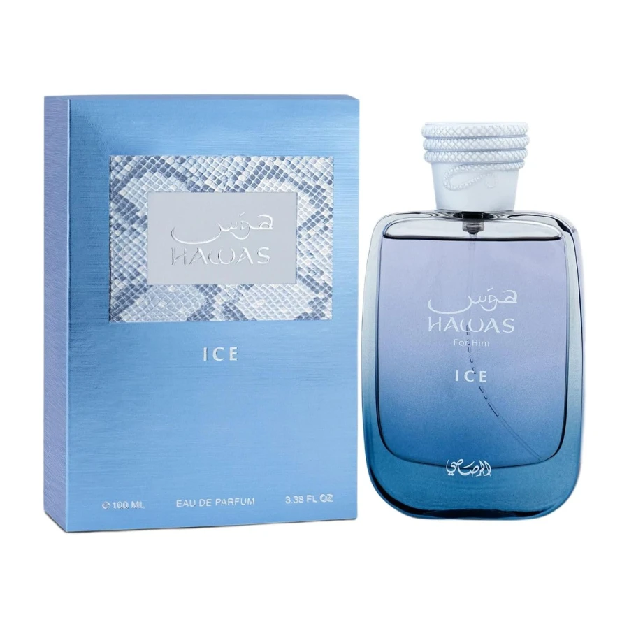 Hawas Ice by Rasasi for Men - 3.38 oz EDP Spray