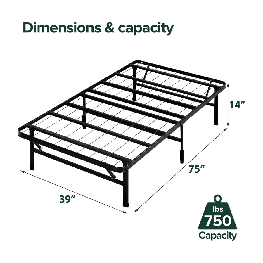 ZINUS SmartBase Tool-Free Assembly Mattress Foundation