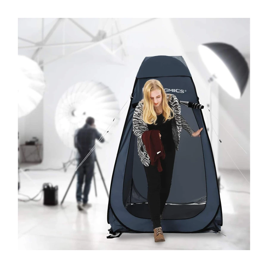 SONGMICS Portable Pop up Tent, Dressing Room Privacy Shelter, for Outdoor Camping Fishing Beach Shower Toilet, with Zippered Carrying Bag | Privacy Shelter