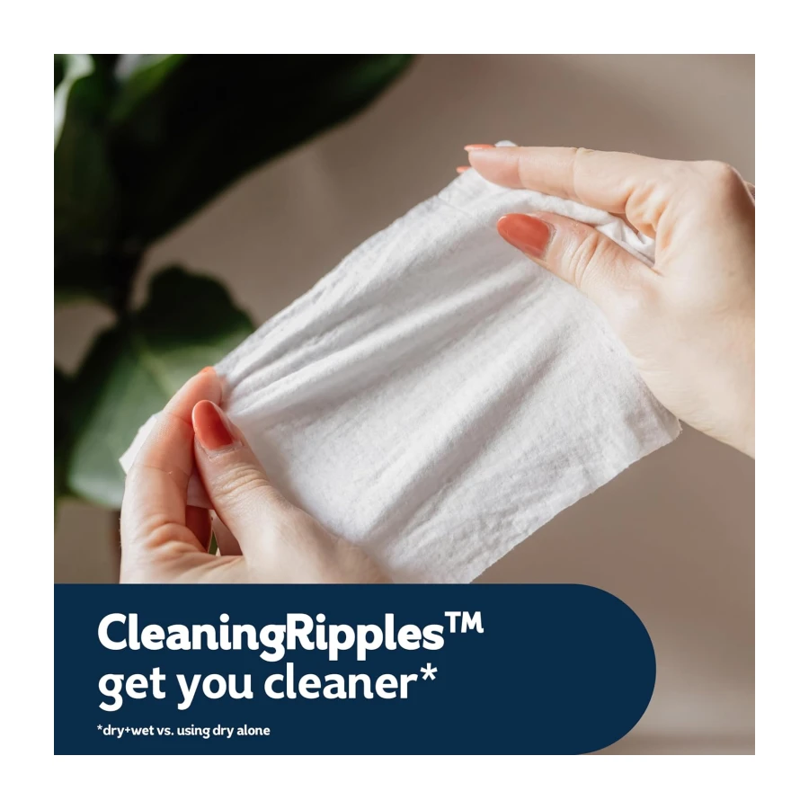 Cottonelle Fresh Care Flushable Wet Wipes, Adult Wet Wipes, 4 Flip-Top Packs, 42 Wipes per Pack (168 Total Flushable Wipes)