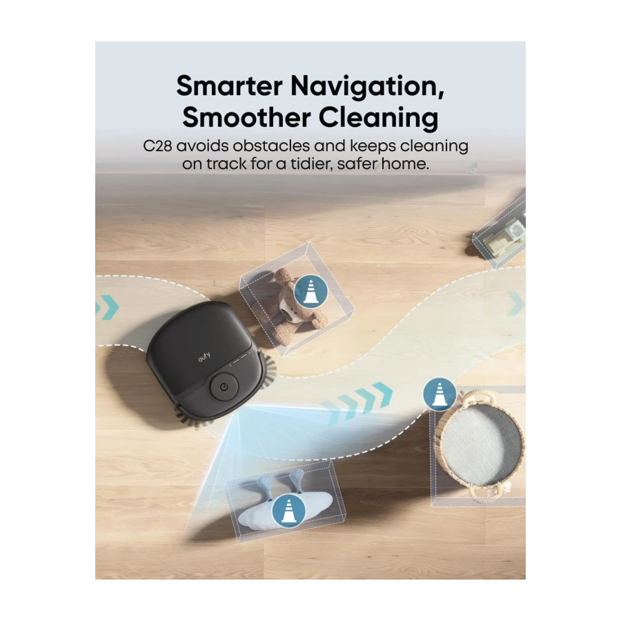 eufy C28 Robot Vacuum and Mop, 15,000 Pa Sunction, HydroJet Roller Mop