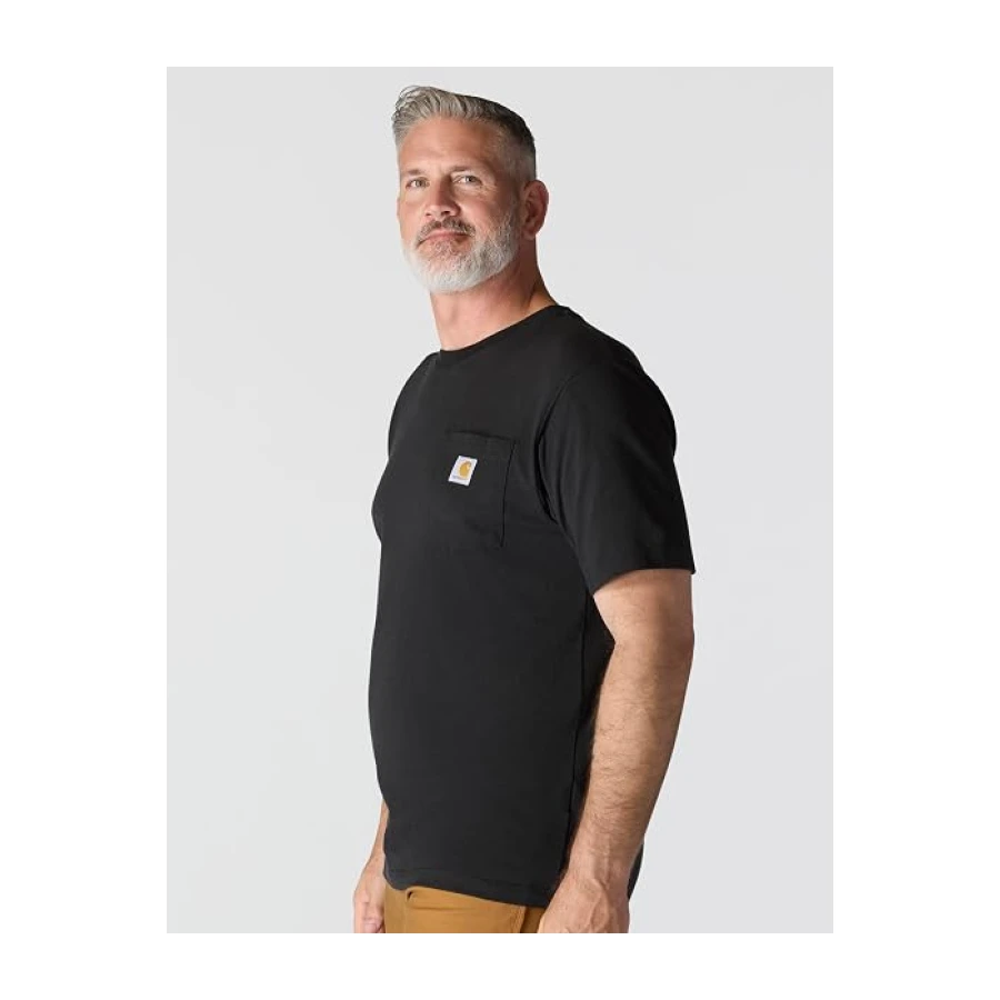 Carhartt Mens Loose Fit Heavyweight Short-Sleeve Pocket T-Shirt (Also Available in Big & Tall) CloseoutWork Utility T-Shirt