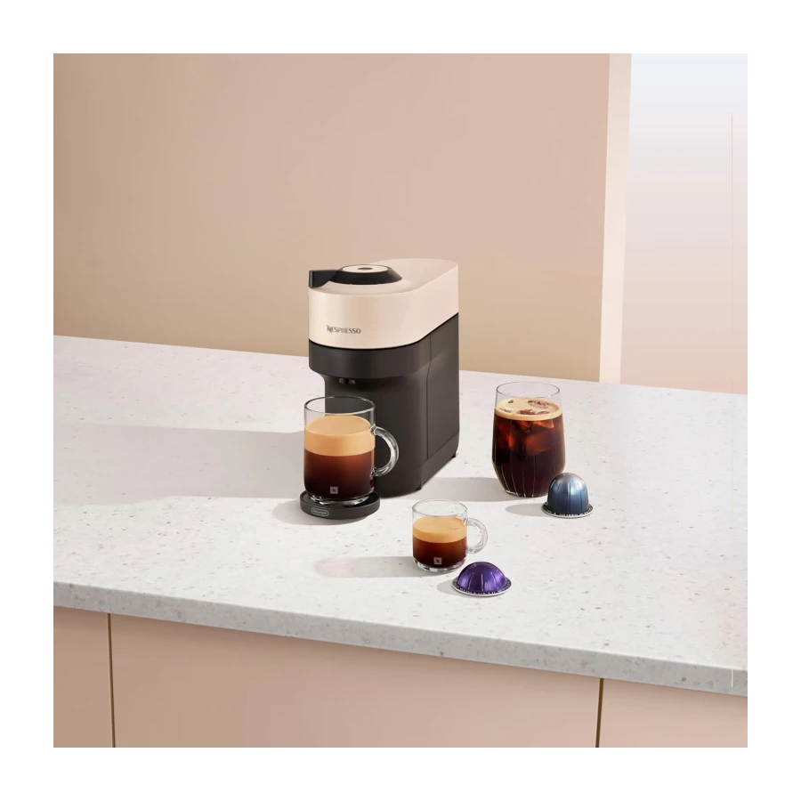 Nespresso Vertuo Pop+ Pod Coffee & Espresso Machine Sand Beige