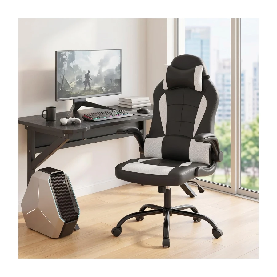 BestOffice Gaming Chair Ergonomic PC Video Game Chair Racing Computer Chair with Lumbar Support