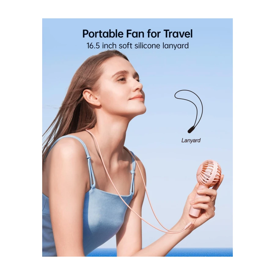 SWEETFULL Mini Portable Fan - Rechargeable Handheld Fan