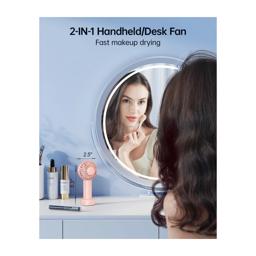 SWEETFULL Mini Portable Fan - Rechargeable Handheld Fan