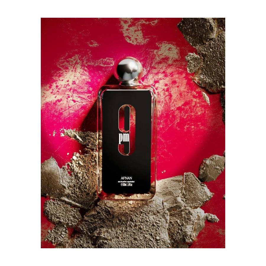 Afnan 9 Pm for Men Eau de Parfum Spray, 3.4 Ounce