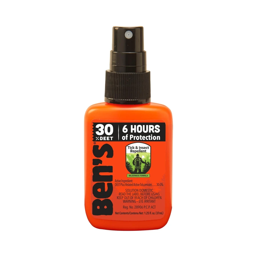 Ben's 30% DEET Mosquito, Tick and Insect Repellent, 37ml Pump, Pack of 4