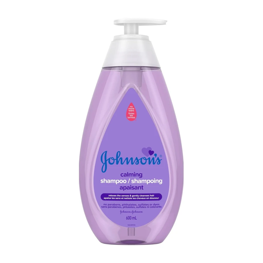 Johnson's Baby Shampoo, Calming Shampoo, Paraben Free, 600 ml