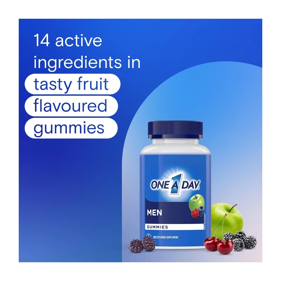 One A Day Men's Multivitamin Gummies - Daily Gummy Vitamins For Men With Vitamin A, C, D, Zinc