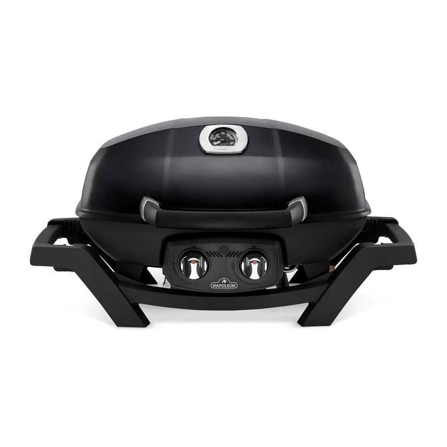 Napoleon TravelQ Portable Propane Gas BBQ - PRO285-BK - Professional Portable Grill Use for Tailgating, Camping, and Small Outdoor Spaces, Black