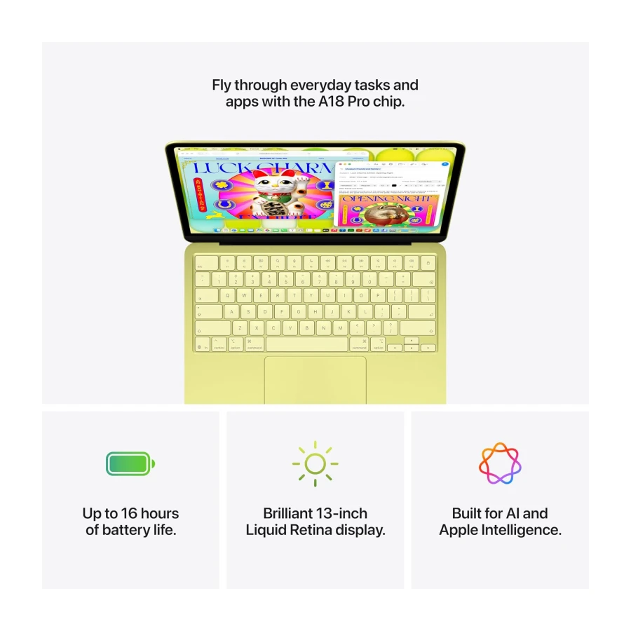 Apple 2026 MacBook Neo 13-inch Laptop with Apple A18 Pro chip