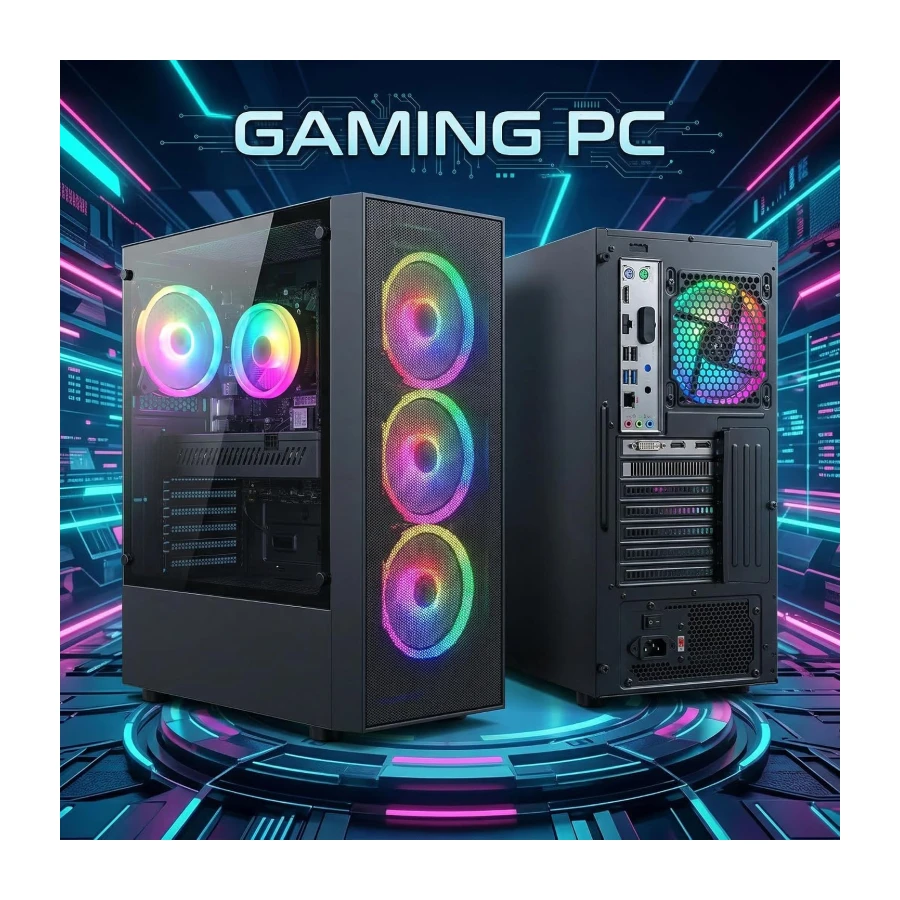STGAubron Gaming PC Desktop,Corei7 8th Gen