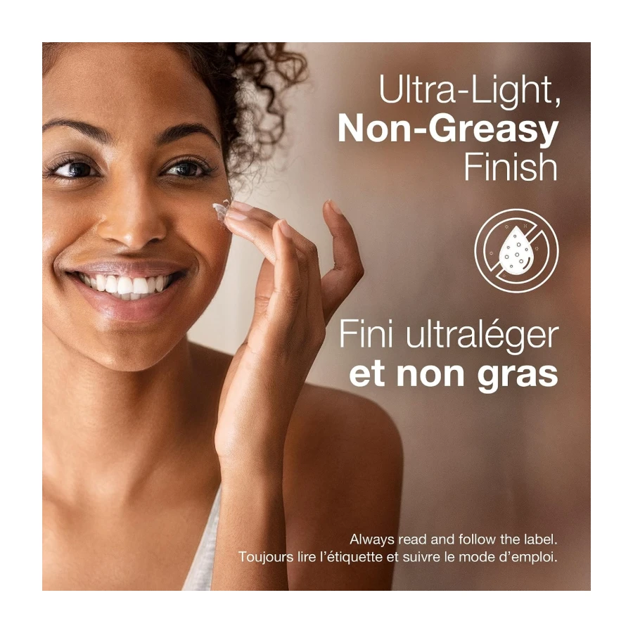 Neutrogena Ultra Sheer Face Sunscreen SPF 60, non-greasy, lightweight, 88 mL (Twin Pack)