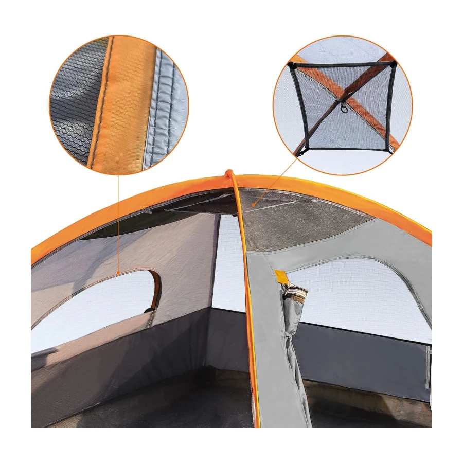 Amazon Basics Dome Camping Tent with Rainfly and Carry Bag