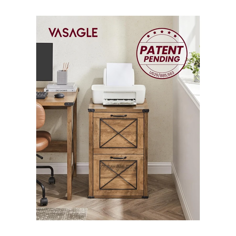 VASAGLE File Cabinet, Filing Cabinet with 2 File Drawers