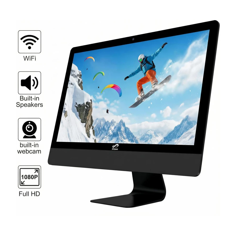 STGSivir All in One Computer PC,24" FHD Display,Core I7