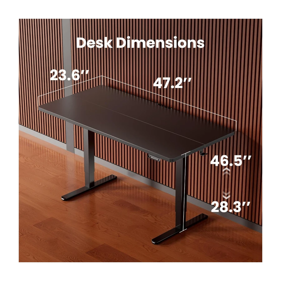 ErGear Electric Standing Desk, 48"x24" Height Adjustable Sit Stand up Desk