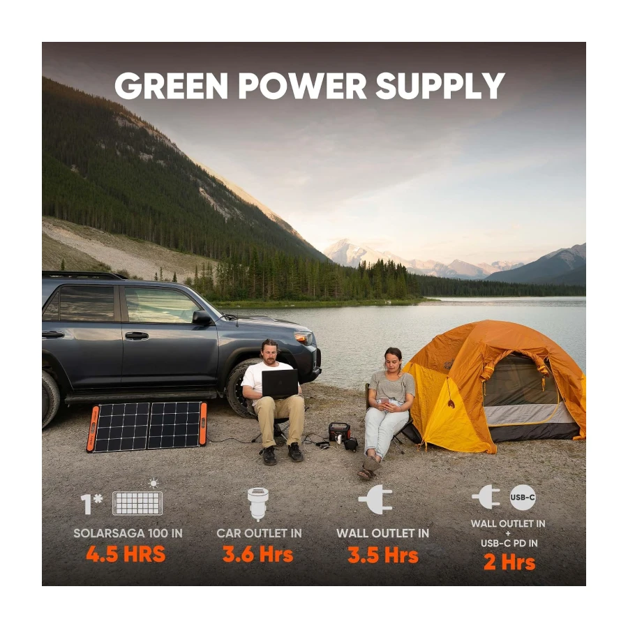 Jackery Portable Power Station Explorer 300, 292Wh Backup LiFePO4 Battery, Solar Generator for Outdoors Camping Travel Hunting Blackout (Solar Panel Optional)
