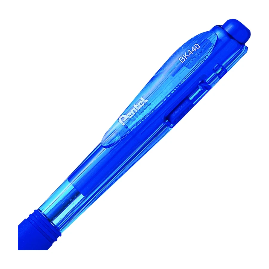 Pentel Wow! Retractable Ballpoint Pen, 1.0mm, Blue Ink, 12PK