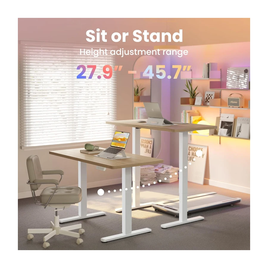 HUANUO 32 x 19 inch Electric Standing Desk Adjustable Height