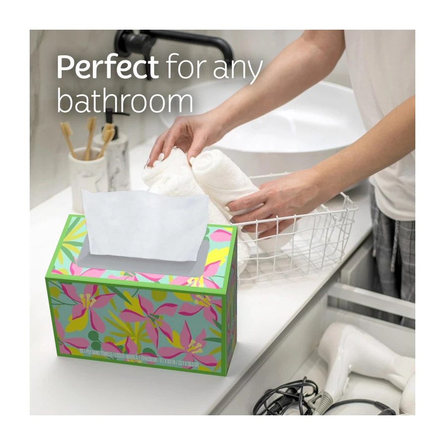 Kleenex Hand Towels, Single-Use Disposable Paper Towels, 6 Boxes, 60 Towels Per Box
